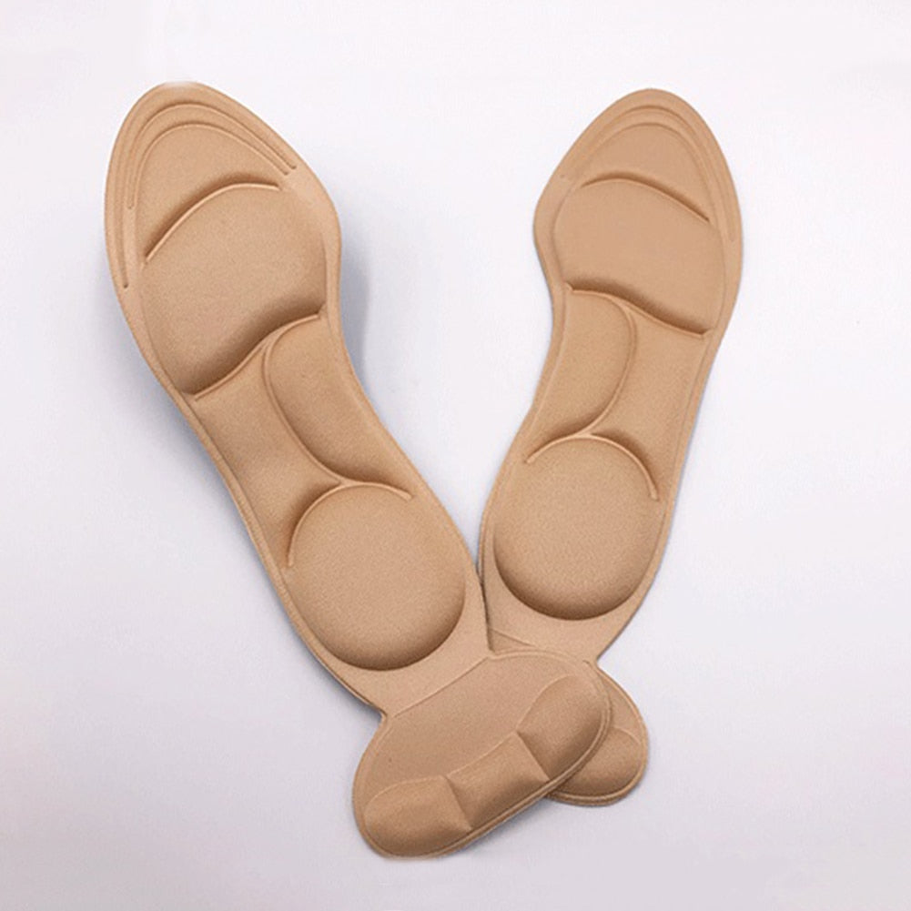 Women Insole Pad Breathable Anti-slip Inserts High Heel Insert Pad Foot Heel Protector Shoes Accessories Thickening Massage