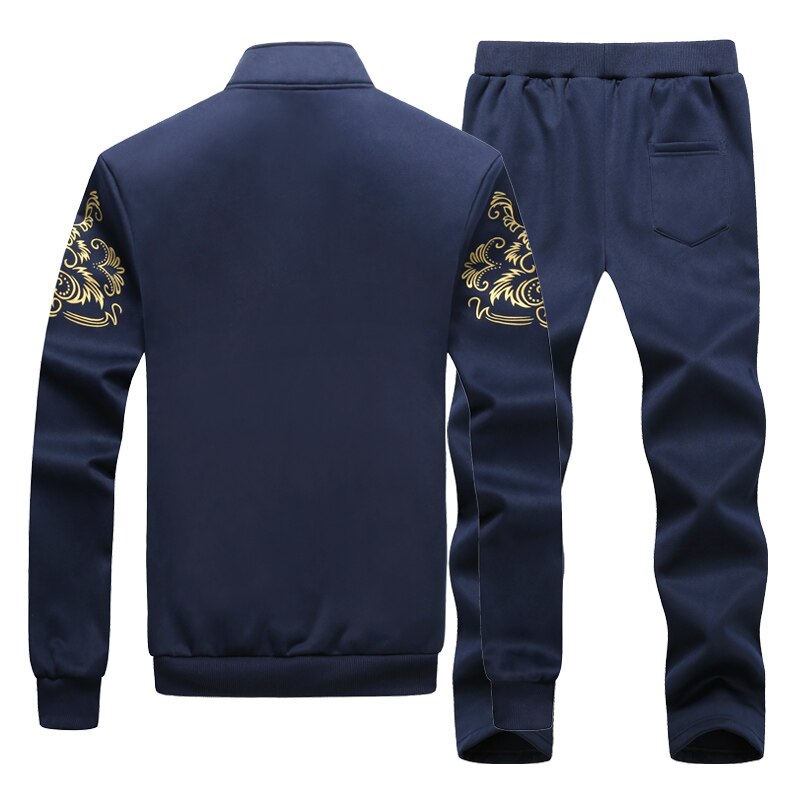 Men Set Large Size 6XL 7XL 8XL 9XL Fashion 2022 Autumn Winter Homme Suit Sweatshirt Sweatpants Men&#39;s Set Male Tracksuit Jacket