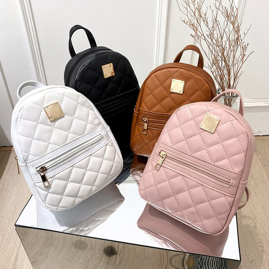 PU Leather Mini Women&#39; Backpack Multi-Function Ladies Phone Pouch Pack Ladies School Backpack Shoulder Bags for Women mochilas