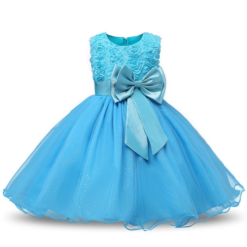 Princess Dress Flower Girl Dress Tutu Wedding Birthday Party Kids Dresses For Girls Christmas Costume Toddler Child Prom Designs