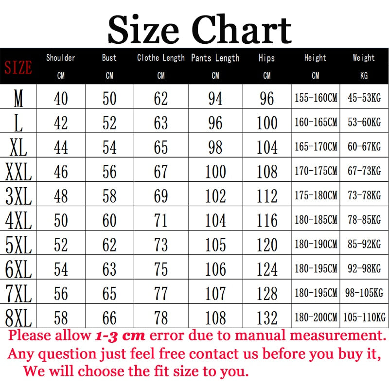 Men Set Large Size 6XL 7XL 8XL 9XL Fashion 2022 Autumn Winter Homme Suit Sweatshirt Sweatpants Men&#39;s Set Male Tracksuit Jacket